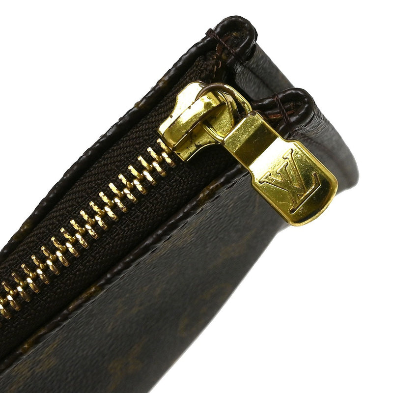 Louis Vuitton Poche Documents Monogram Canvas Brown Bag
