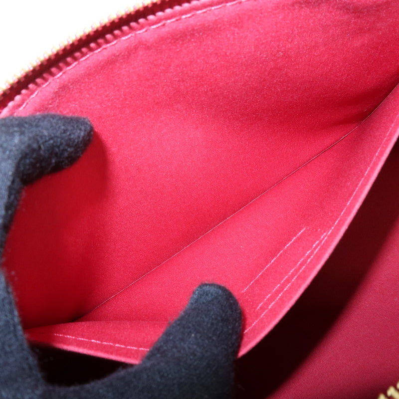 Louis Vuitton Rosewood Avenue Monogram Vernis Red Patent_leather Bag