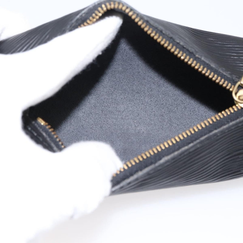 Louis Vuitton Soufflot Pochette Epi Leather Black Bag