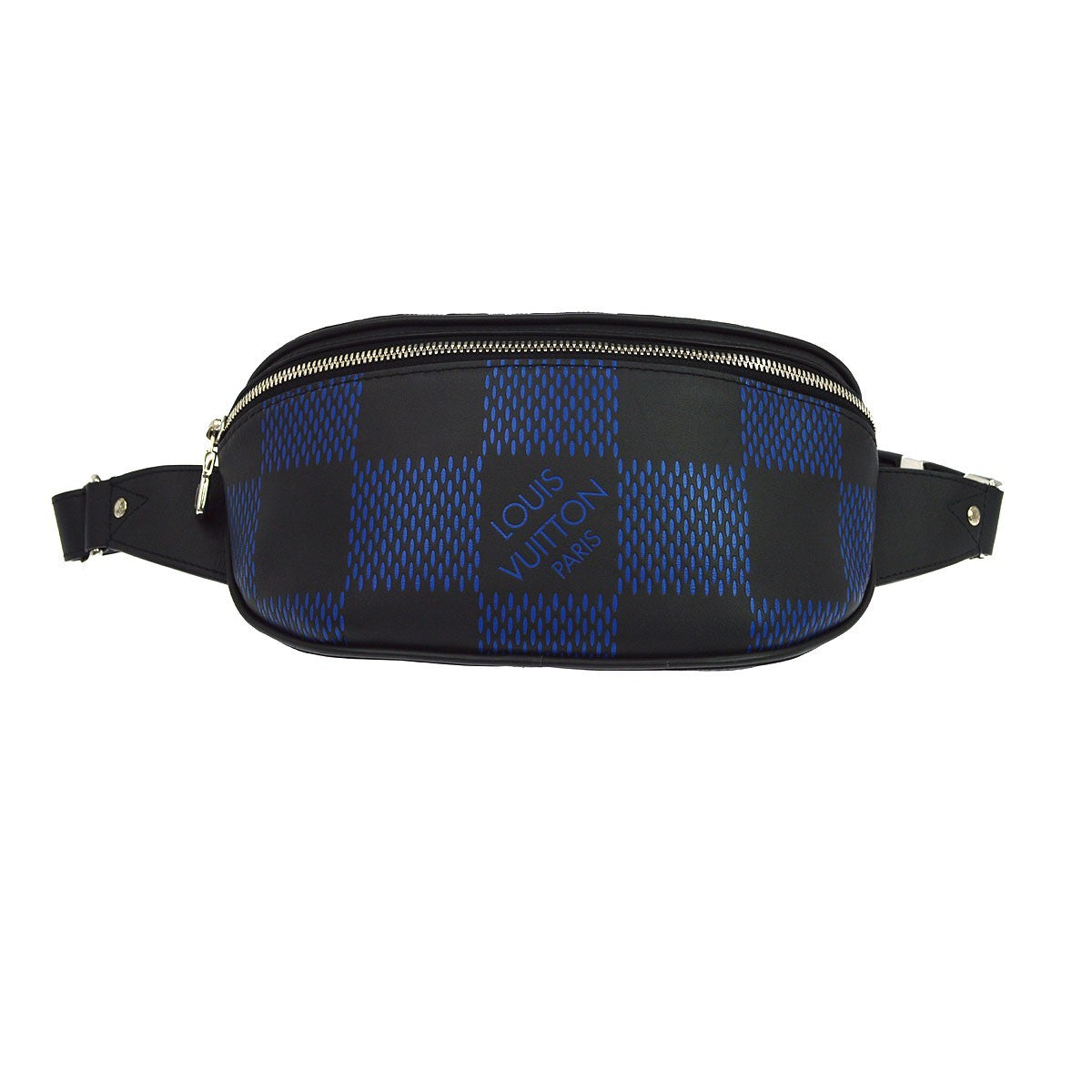 Louis Vuitton Campus Bumbag Damier Infini 3d Leather Black Bag