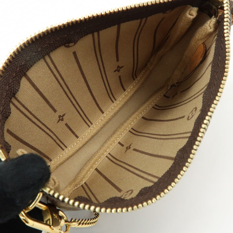 Louis Vuitton Pochette Accessoires Limited Edition Monogram Canvas Brown Bag