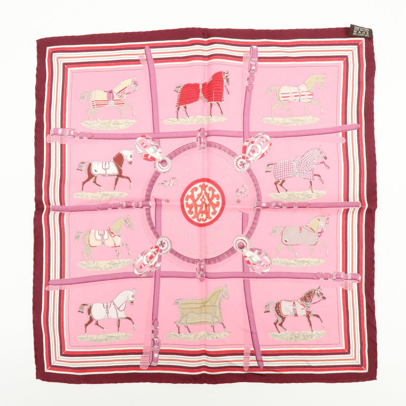 Hermes Carré 42 Silk Pink Accessory