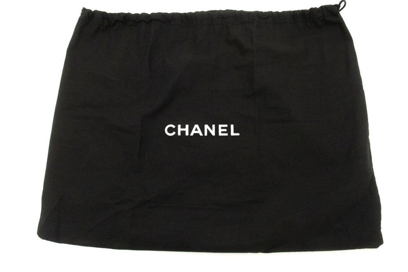 Chanel Classic Bowler Quilted Caviar Black Leather Bag