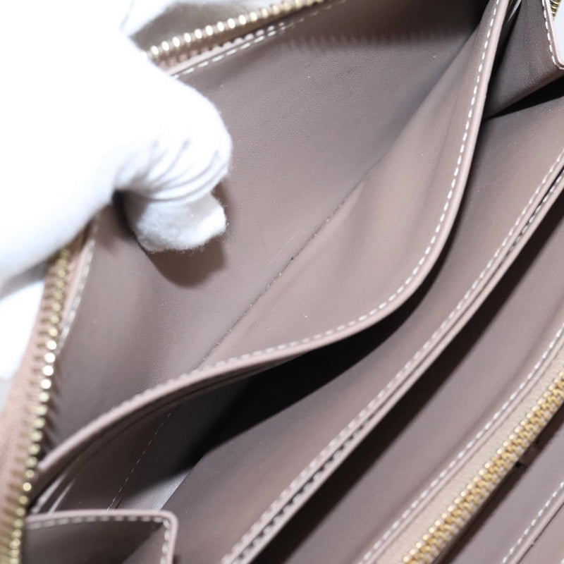 Louis Vuitton Zippy Monogram Vernis Beige Patent_leather Accessory