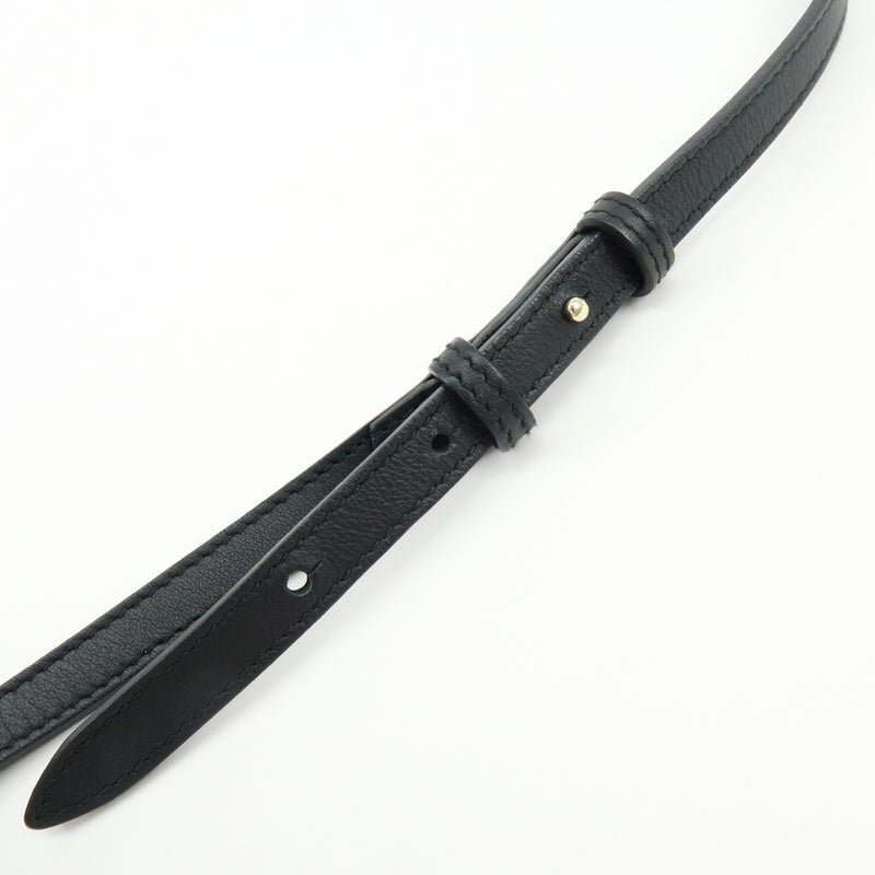 Gucci Interlocking Wallet On Chain Leather Black Bag
