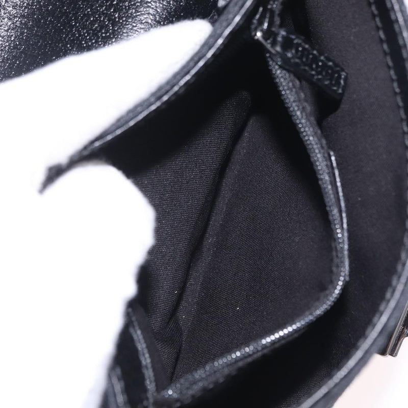 Gucci Buckle Waist Gg Canvas Black Bag