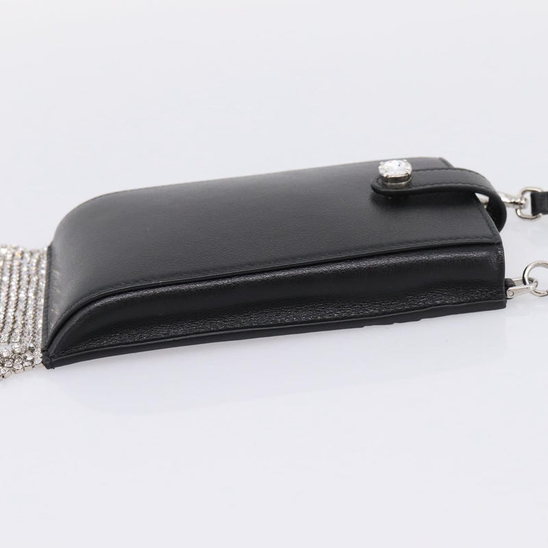 Miu Miu Shoulder Leather Black Bag