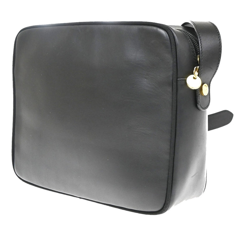 Salvatore Ferragamo Vara Bow Camera Leather Black Bag