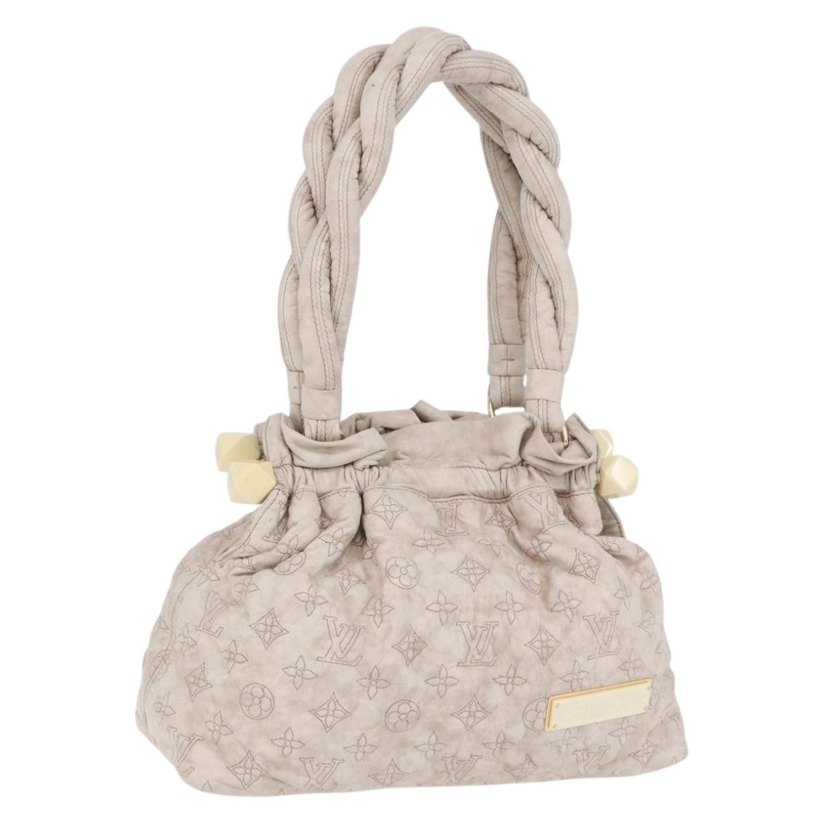 Louis Vuitton Olympe Stratus Limited Edition Monogram Lambskin Beige Leather Bag