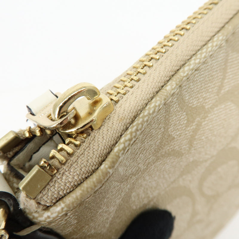 Coach Shoulder Canvas Beige Bag