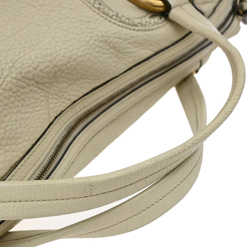 Gucci Twill Leather Beige Bag