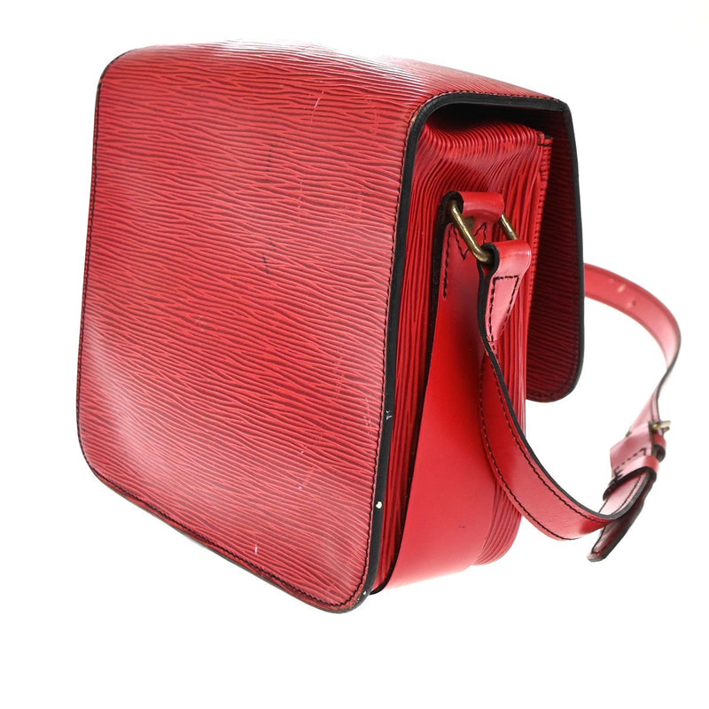 Louis Vuitton Cartouchiere Epi Leather Red Bag