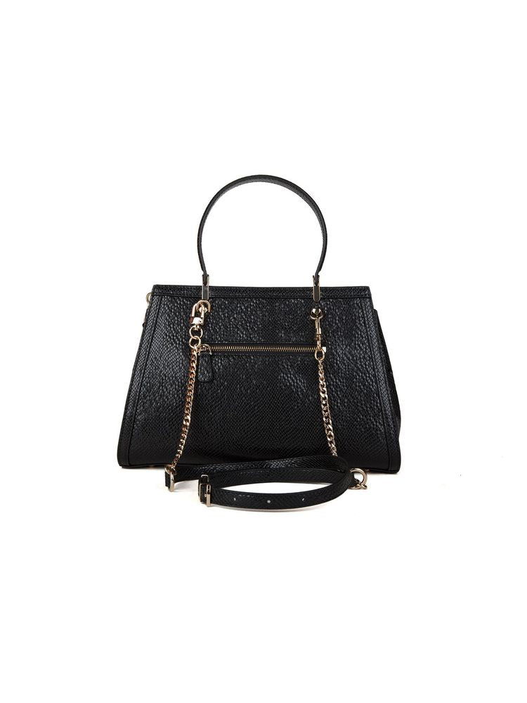 Guess Dovie Shoulder Bag — Black Polyurethane