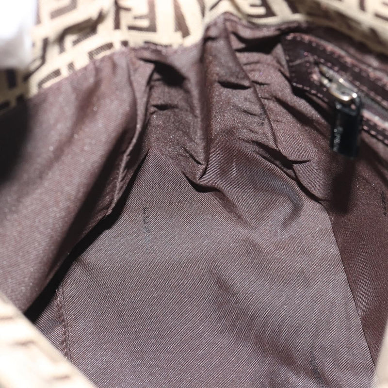 Fendi Mamma Baguette Canvas Beige Bag
