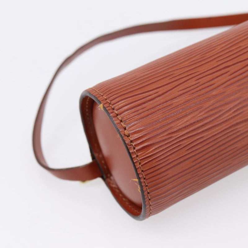 Louis Vuitton Soufflot Pochette Epi Leather Brown Bag