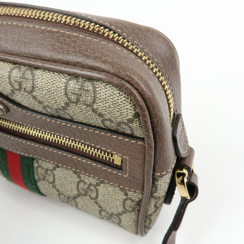 Gucci Ophidia Gg Coated Canvas Beige Bag