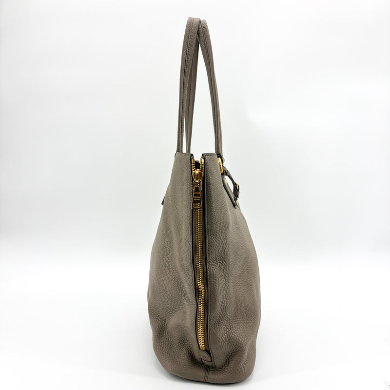 Prada Shoulder Python Gray Leather Bag