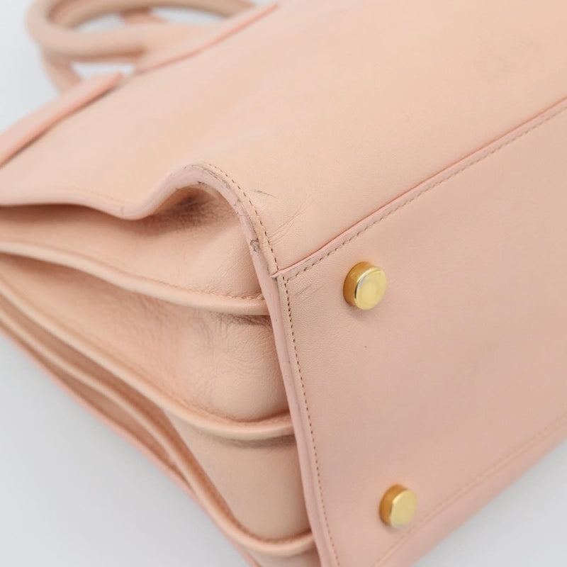Saint Laurent Sac De Jour Leather Pink Bag