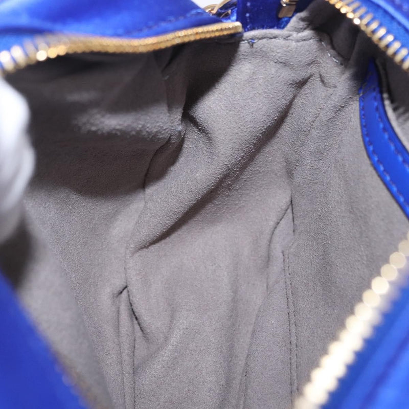 Stella Mccartney Star Camera Quilted Satin Blue Bag