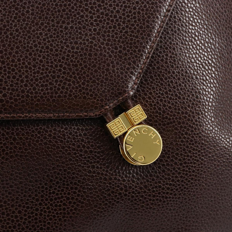 Givenchy Shoulder Leather Brown Bag