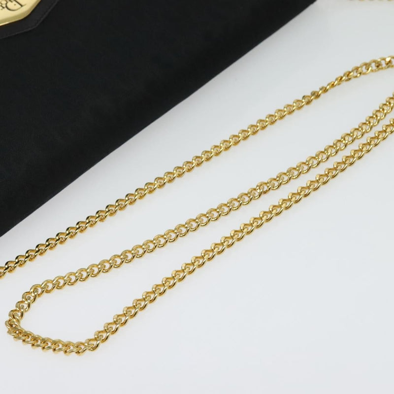 Christian Dior Vintage Trotteur Chain Canvas Black Bag