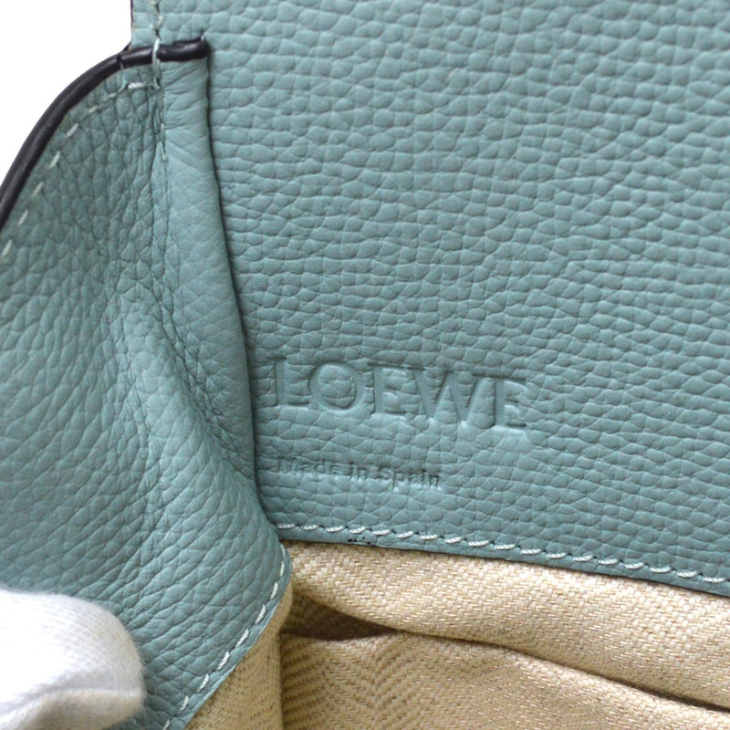 Loewe Hammock Leather Blue Bag