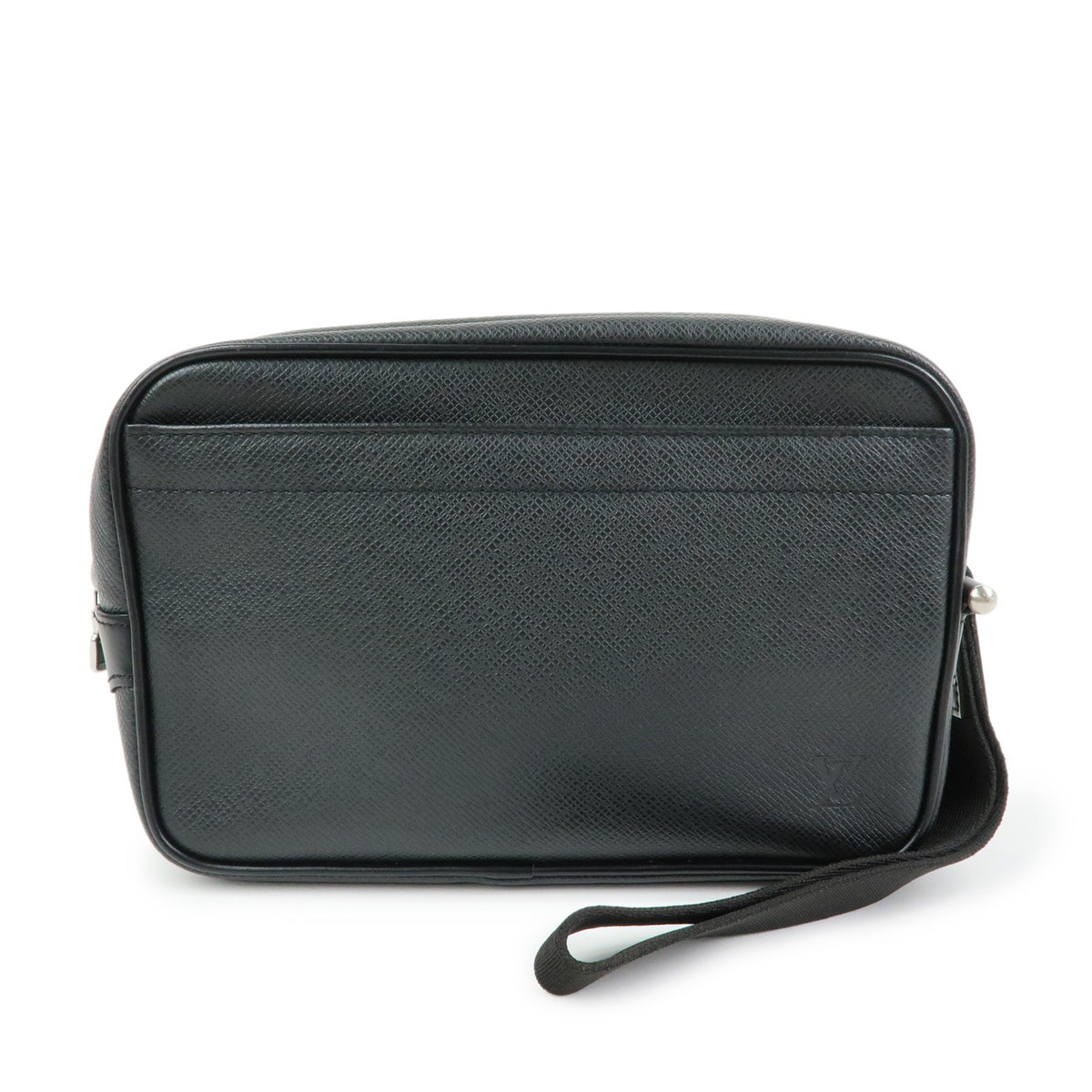 Louis Vuitton Kaluga Pochette Clutch Taiga Leather Black