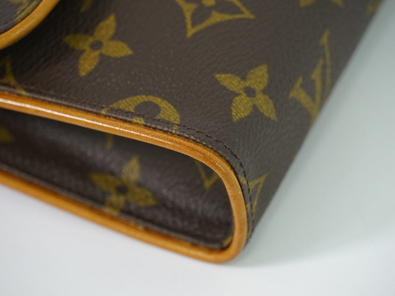 Louis Vuitton Florentine Pochette Canvas Brown Bag