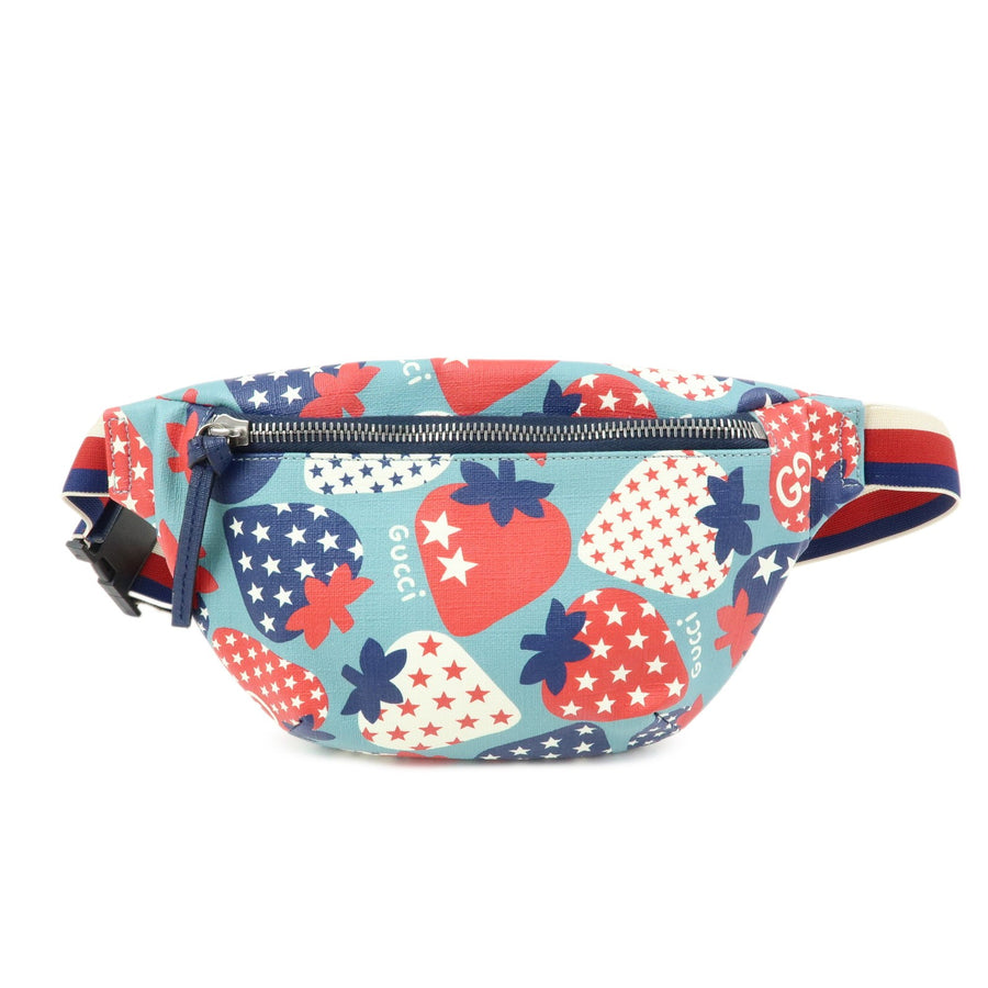 Gucci Childrens Belt Printed Coated Canvas Multicolour Bag
