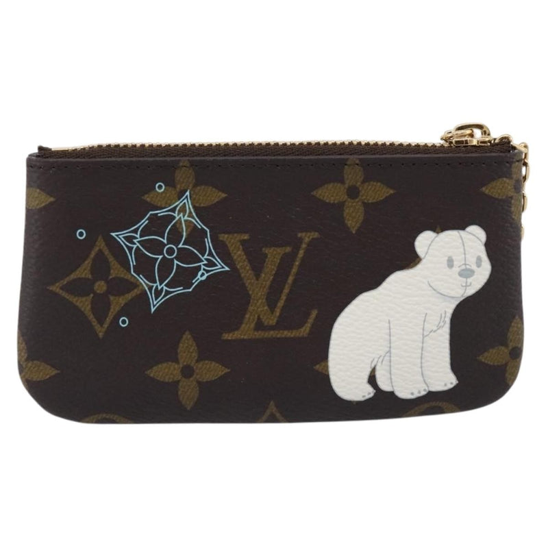 Louis Vuitton Pochette Clés Monogram Vivienne Brown Canvas Accessory