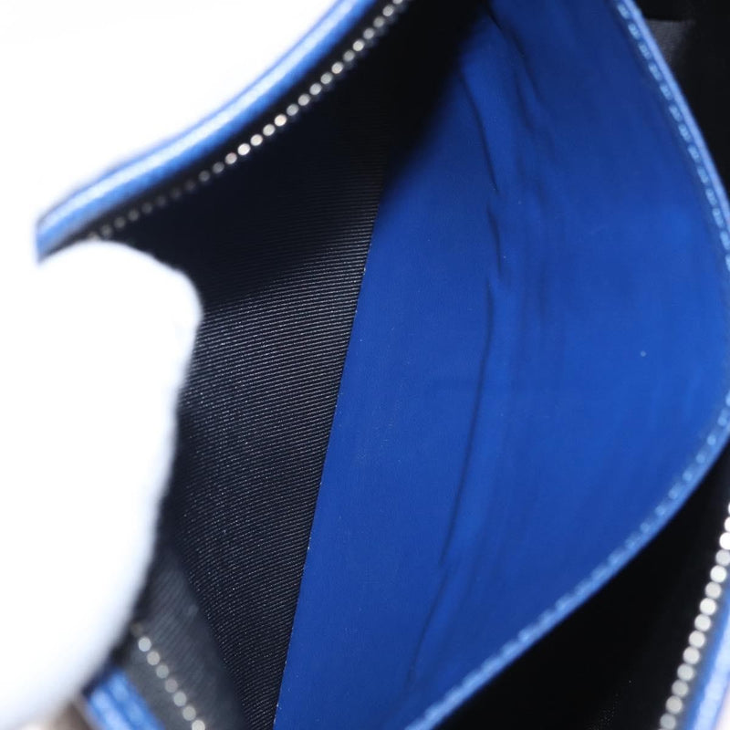 Louis Vuitton Pochette Voyage Taiga Leather Blue Bag
