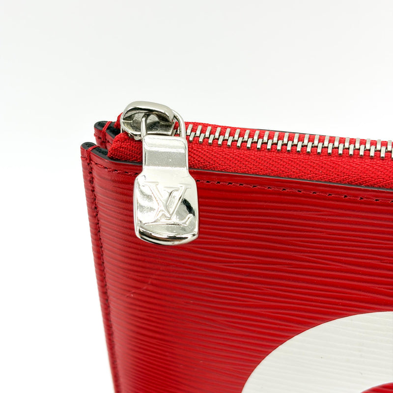 Louis Vuitton Pochette Jour Limited Edition Supreme Epi Leather Red Bag
