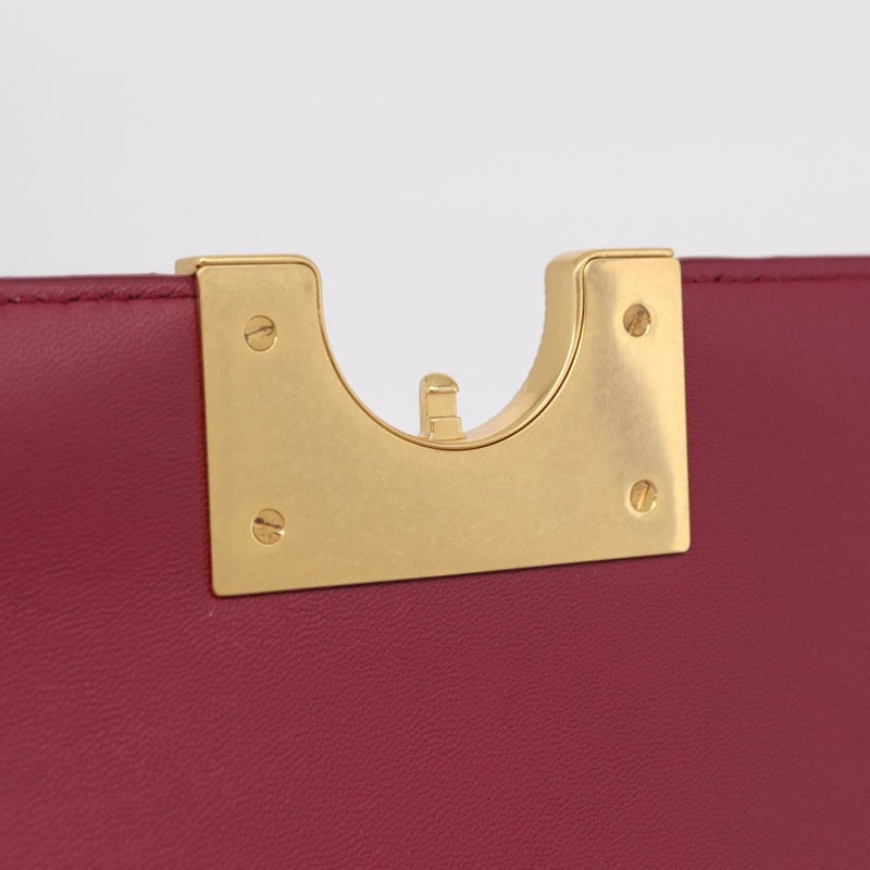 Bottega Veneta Bv Classic Spazzolato Leather Red Bag