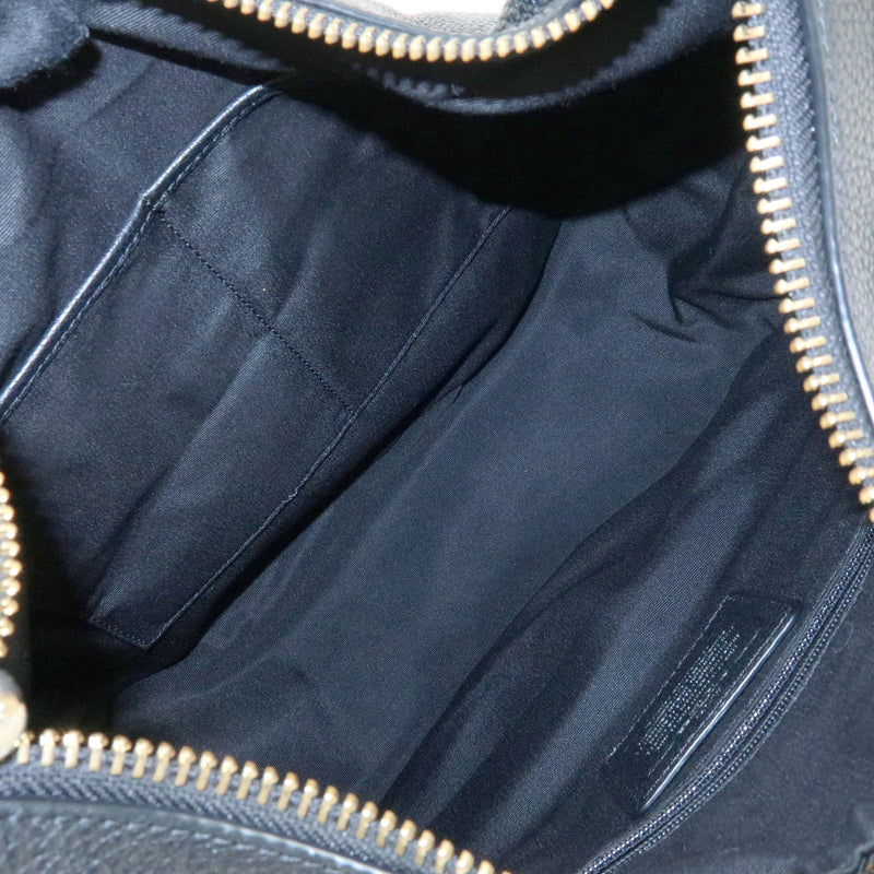 Coach Shoulder Leather Black Bag