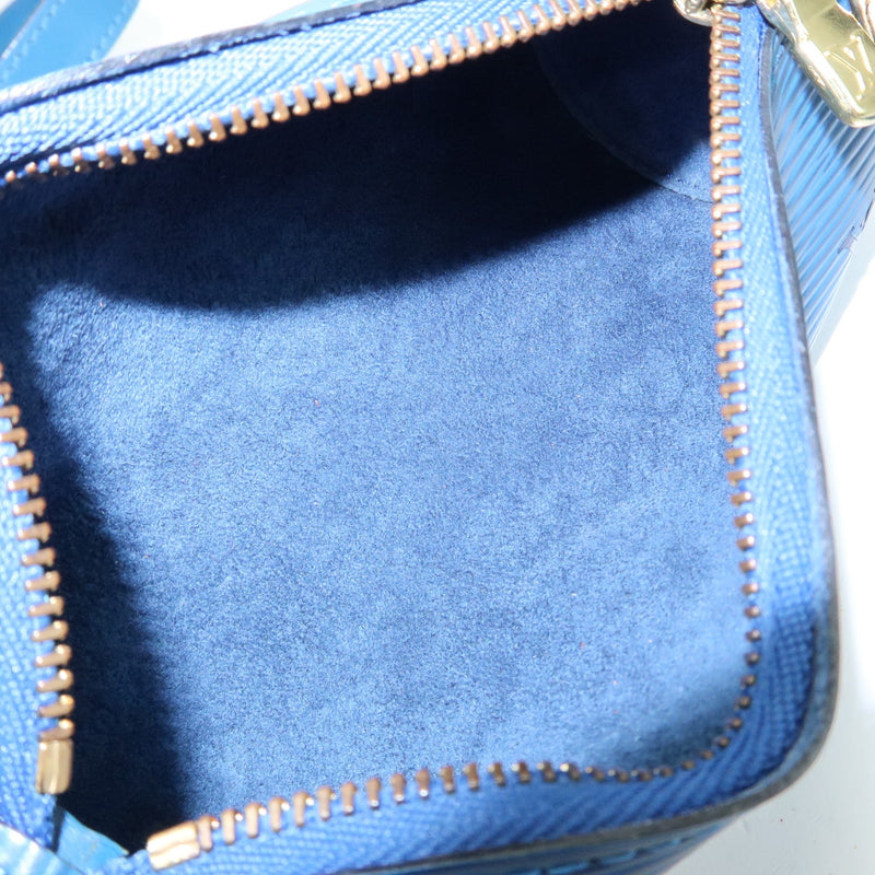 Louis Vuitton Soufflot Epi Leather Blue Bag