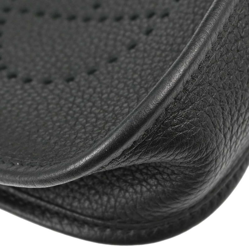 Hermes Evelyne Bag Gen Iii Clemence Black Leather