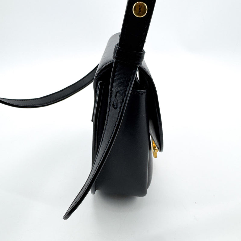 Saint Laurent Kaia Leather Black Bag