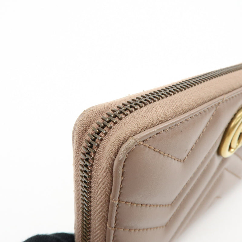 Gucci Gg Marmont Organizer Matelasse Leather Beige Accessory