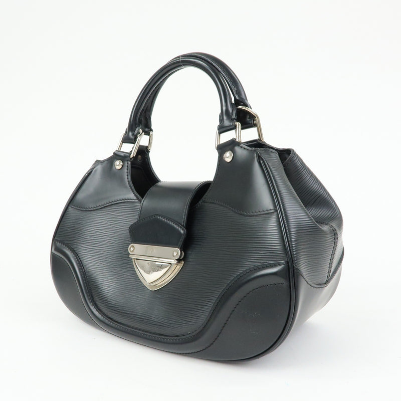 Louis Vuitton Montaigne Sac Epi Leather Black Bag