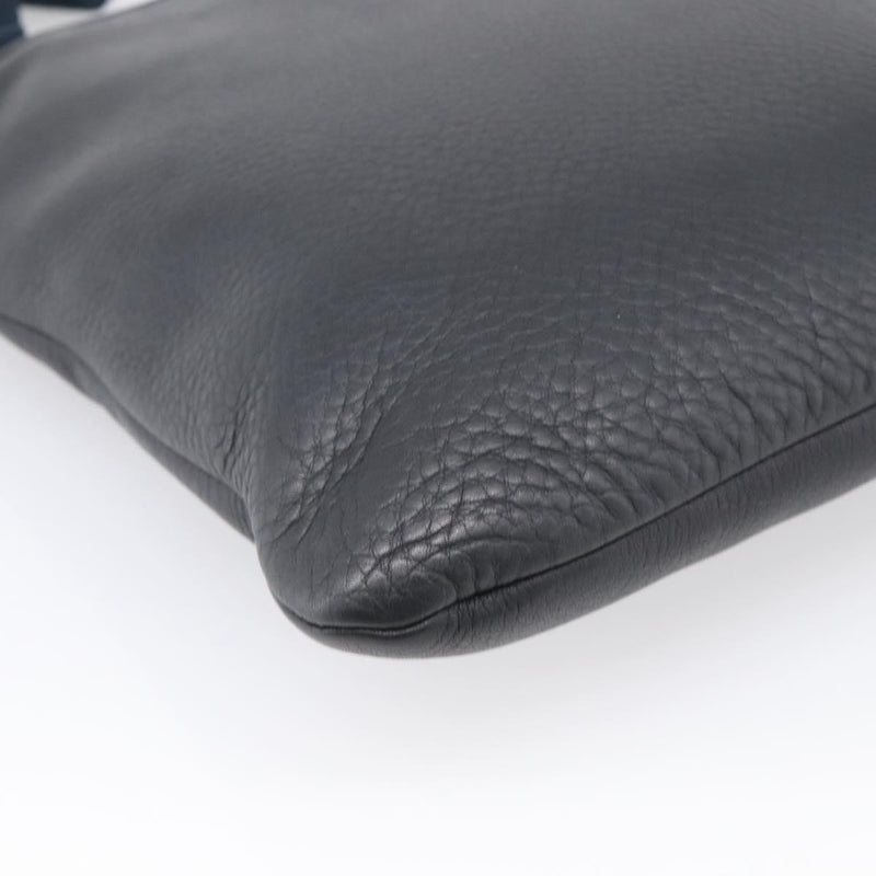 Saint Laurent Vintage Shoulder Bag Leather Black
