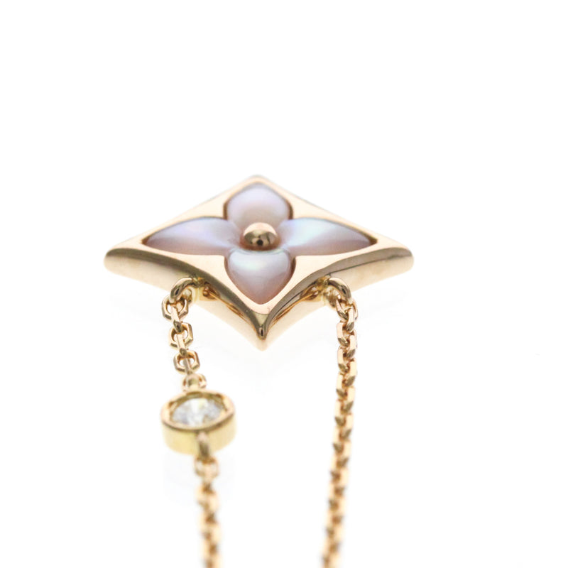 Louis Vuitton Blossom Bb Star Pendant 18k Rose Gold With Diamond And Mother Of Pearl Pink_gold Bijoux