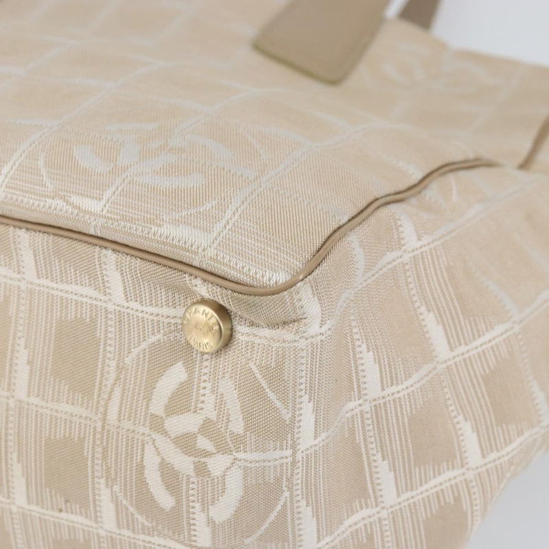 Chanel Travel Line Nylon Beige Bag