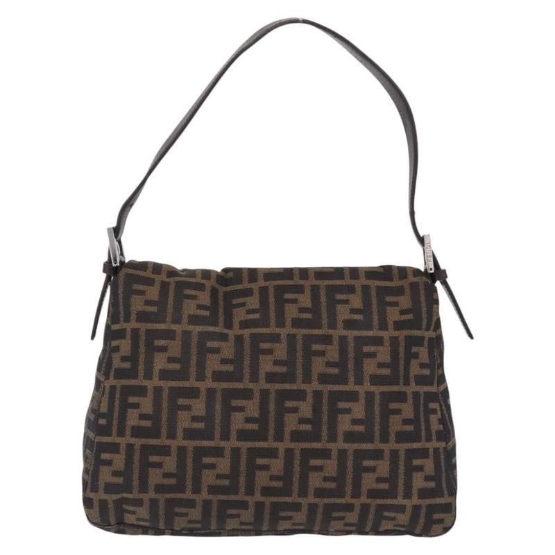 Fendi Zucchino Mamma Baguette Canvas Multicolour Bag