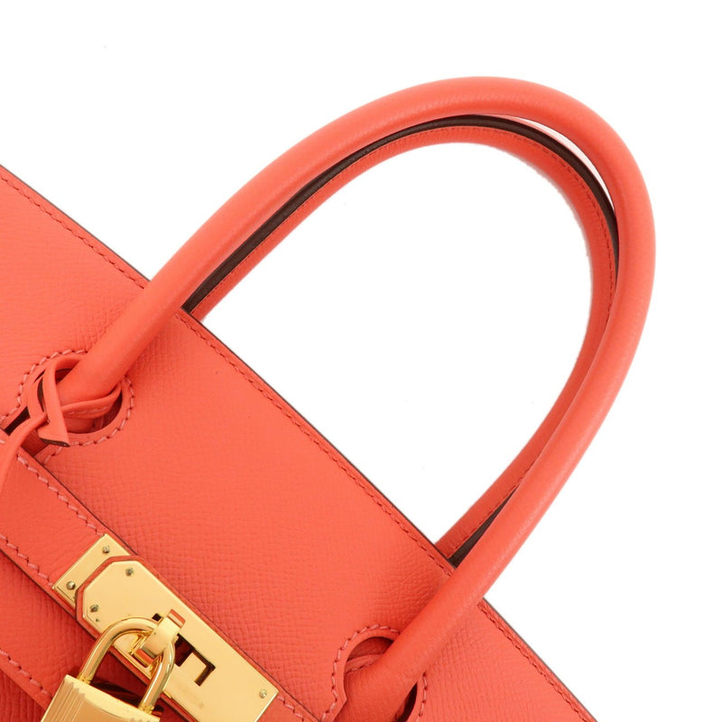 Hermes Birkin Pink Epsom With Gold Hardware Leather Bag