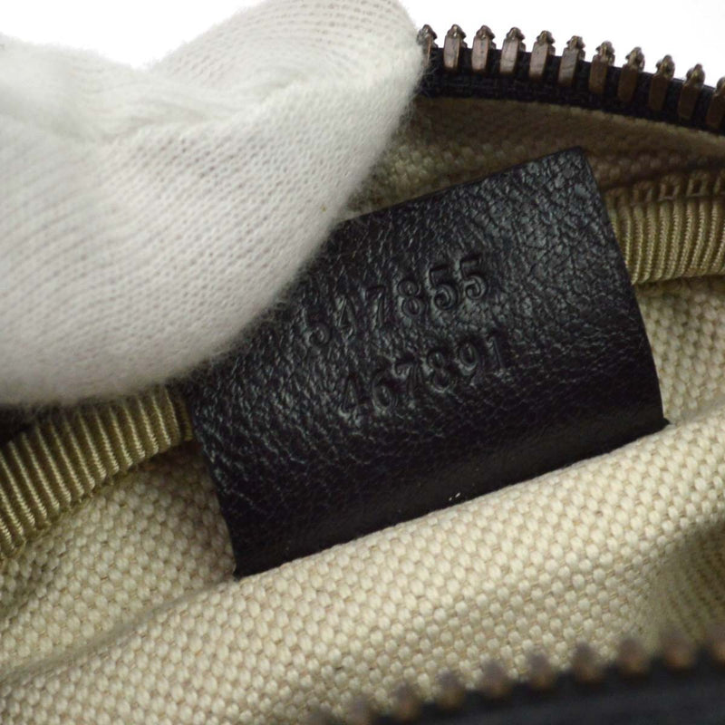 Gucci Tifosa Basketball Leather Black Bag