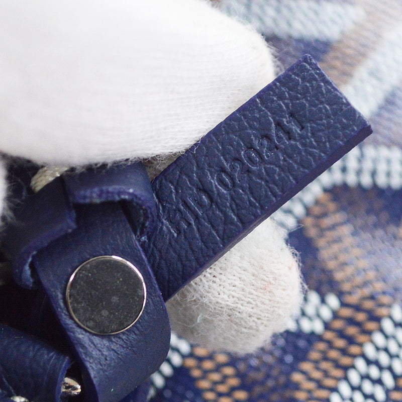 Goyard Saint Louis Coated Canvas Navy Bag