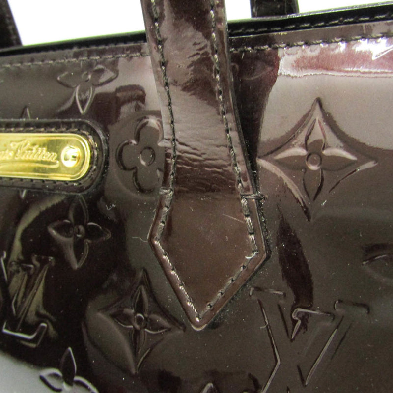 Louis Vuitton Wilshire Monogram Vernis Burgundy Patent_leather Bag