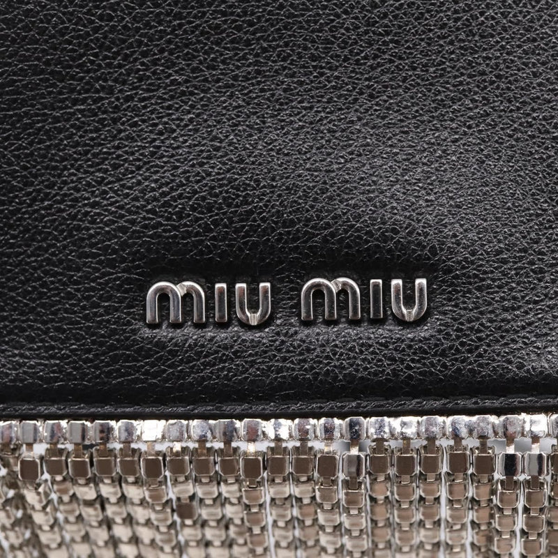 Miu Miu Shoulder Leather Black Bag