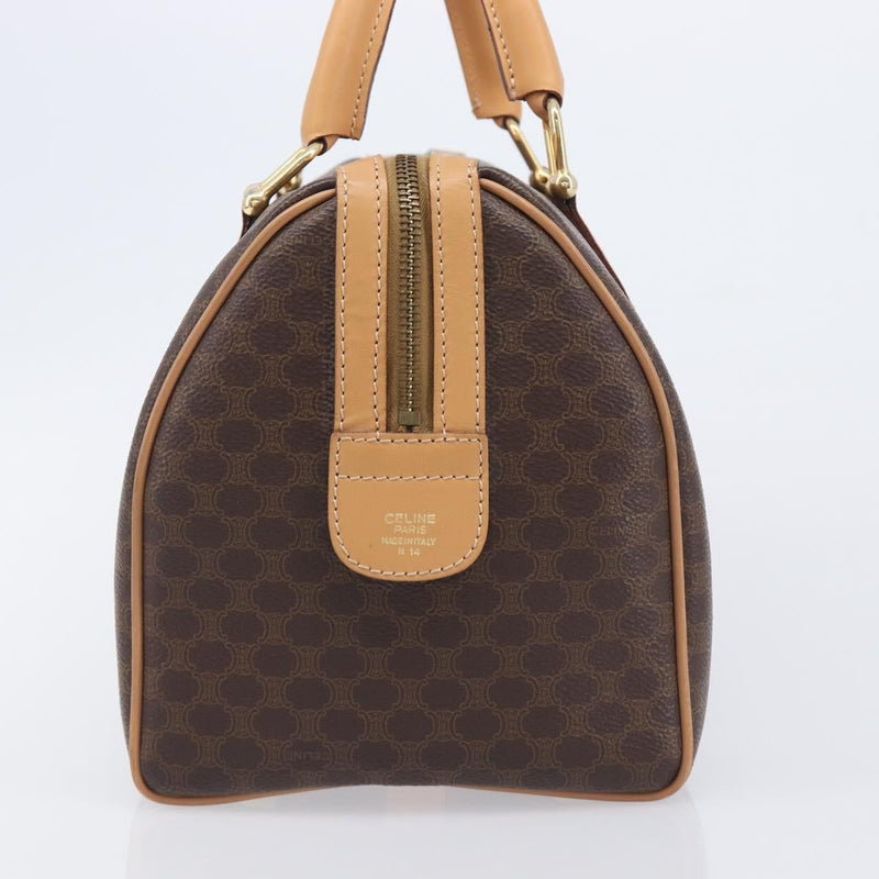 Celine Handbag Canvas Brown Bag