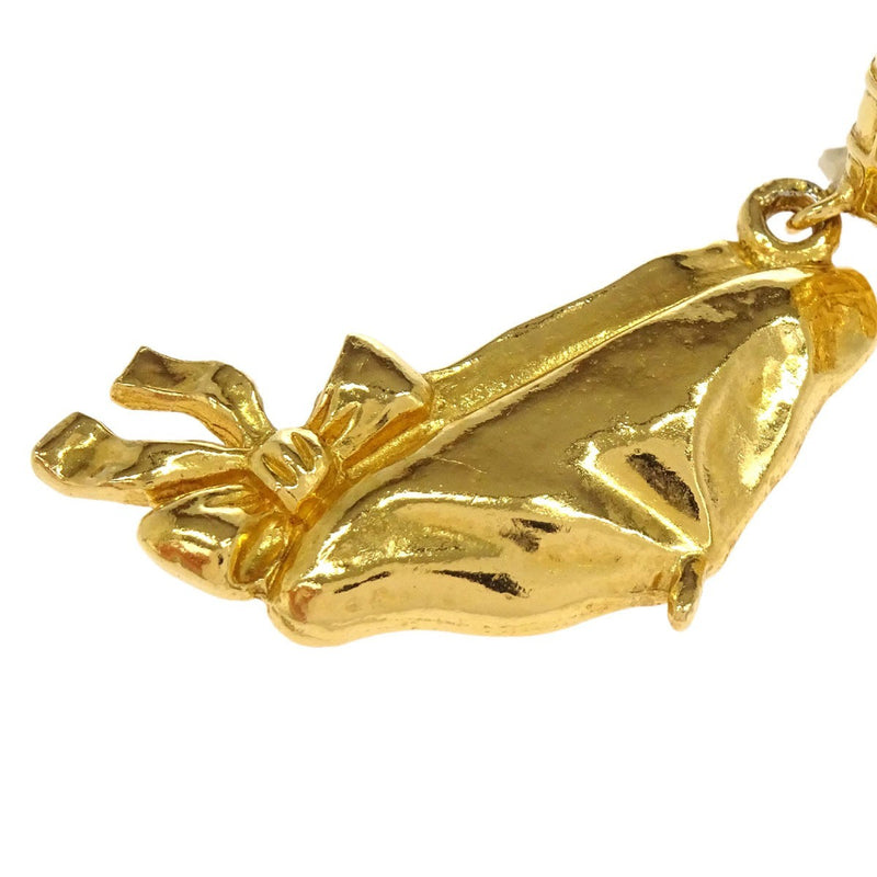 Chanel Cc Rhombus Clip-On Metal Gold Gold_plated Bijoux
